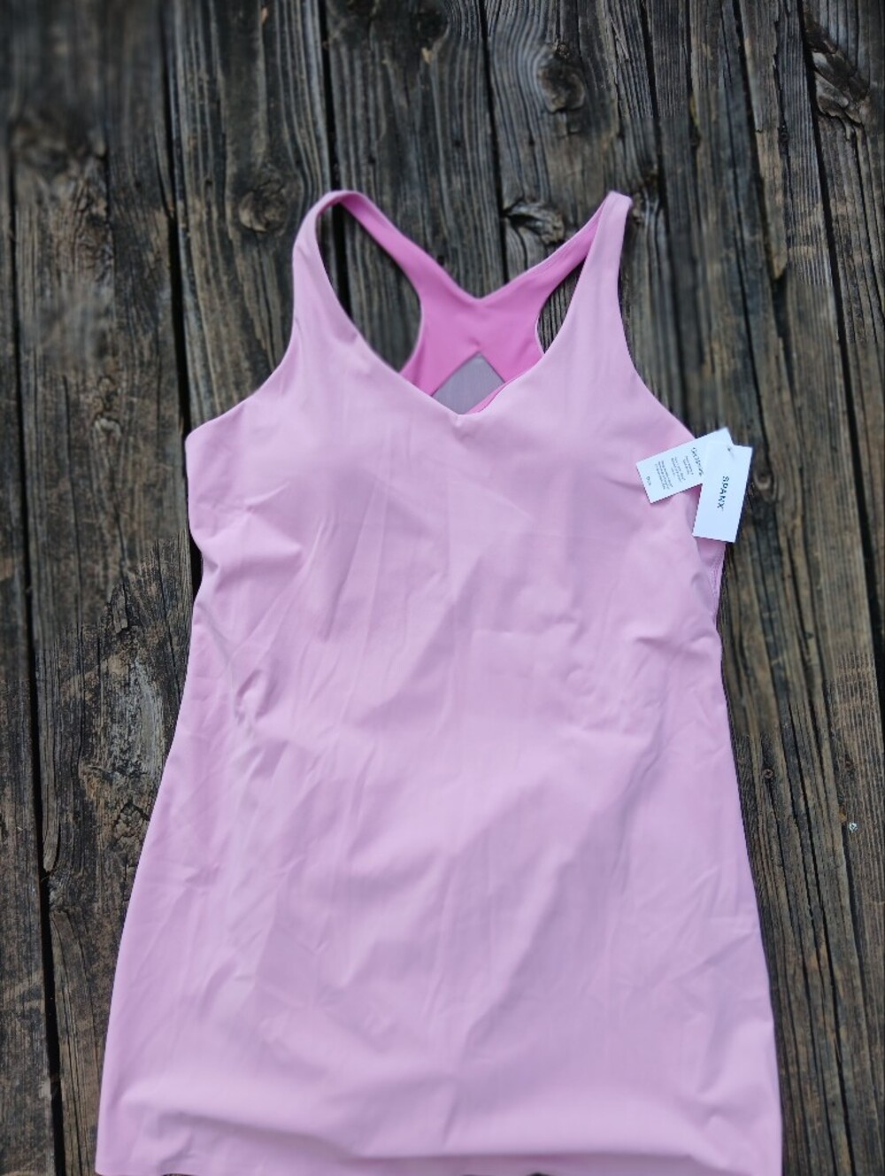 Women's SPANX Light Pink Racerback Dress - Soft Pastel